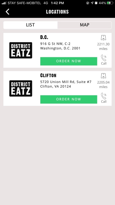 District Eatz Screenshot