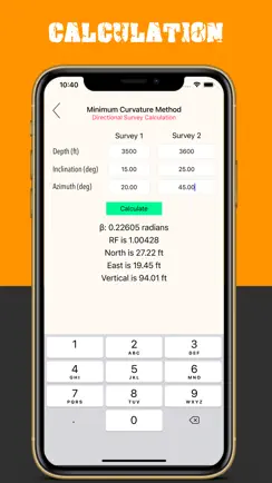 Directional Drilling Calc. iPhone image 2