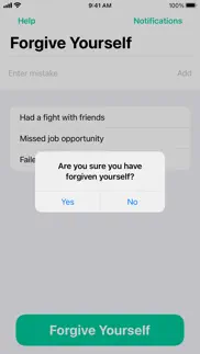 forgive yourself iphone screenshot 3