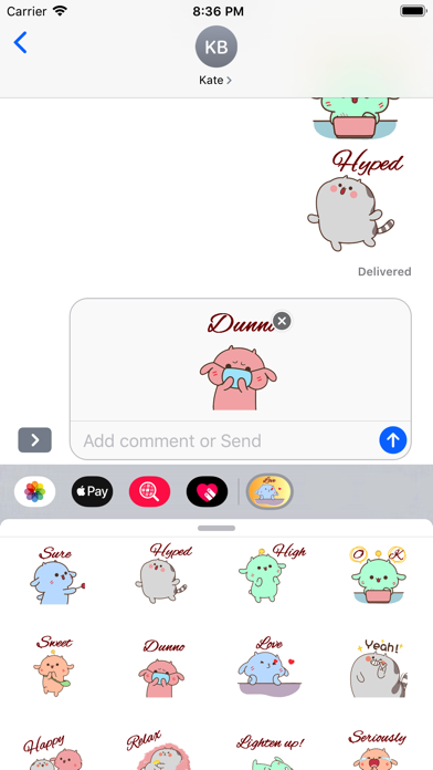 Happy Lamb Stickers pack Screenshot
