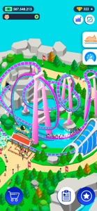 Idle Theme Park - Tycoon Game screenshot #1 for iPhone