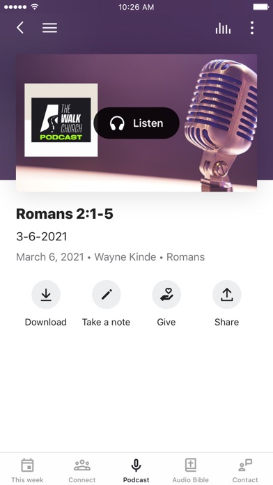 The Walk Church San Diego Screenshot