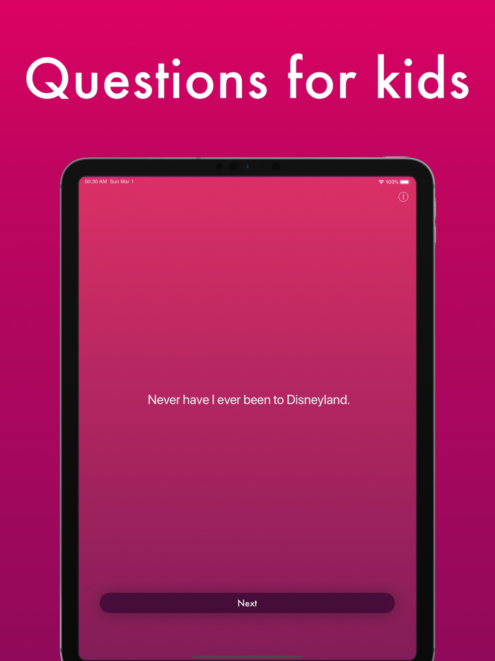 Never have I ever friendly