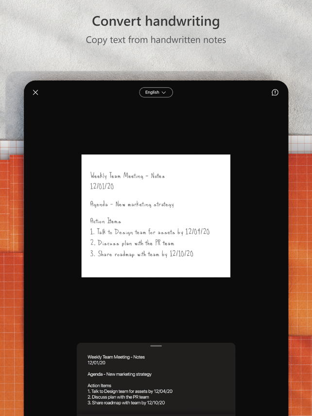 Microsoft Lens: PDF Scanner Screenshot