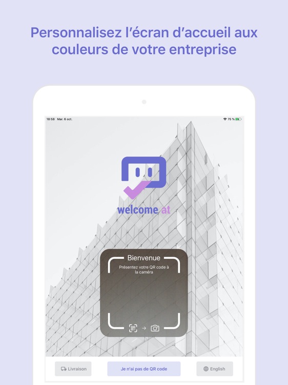 Welcome At - Borne d'accueil