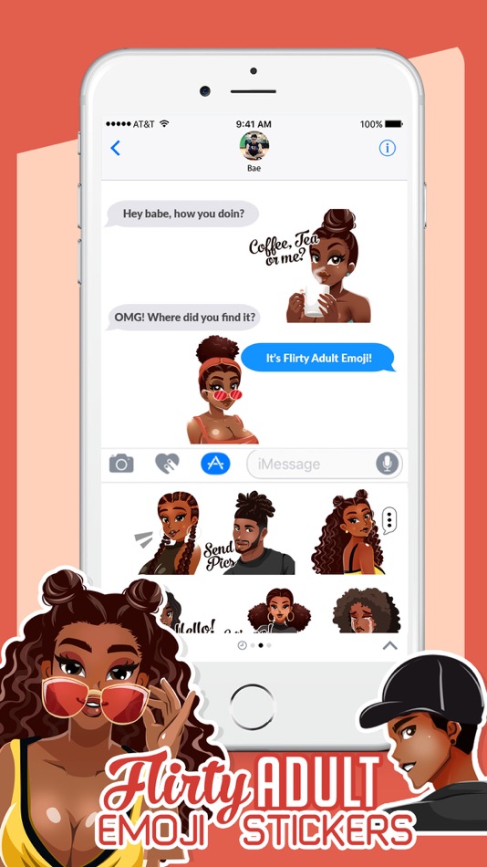 Flirty Adult Emoji Stickers - 1.0 - (iOS)