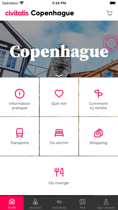Screenshot #2 pour Guide de Copenhague Civitatis