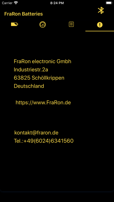 FraRon Batteries Screenshot