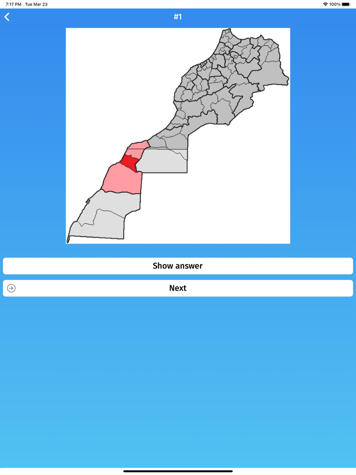 Morocco Provinces Quiz Game