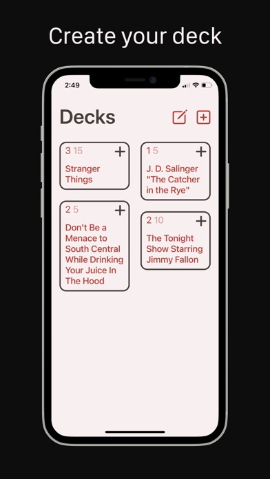 Decks! Screenshot