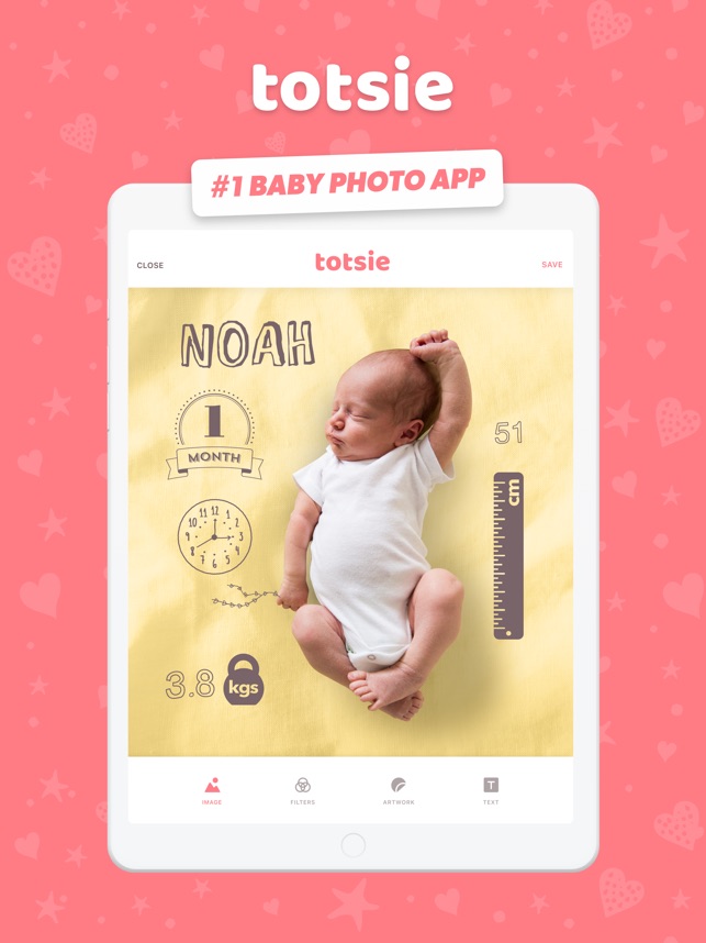 Totsie Baby Photo Editor On The App Store