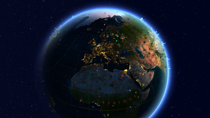 Screenshot #1 pour Terre 3D - Vue de l'espace