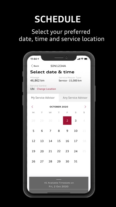 Audi Service SG Screenshot