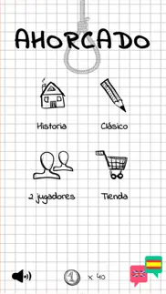 el ahorcado: español y inglés iphone screenshot 1