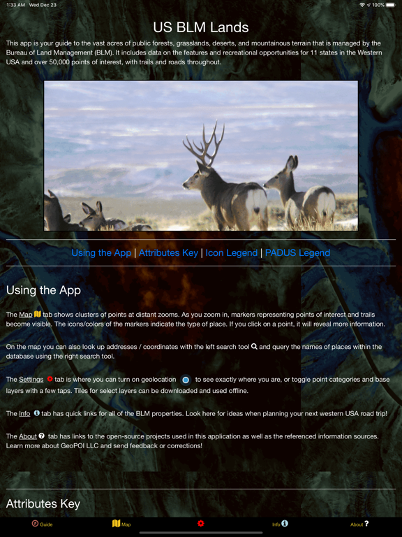 Screenshot #5 pour BLM Public Lands Map Guide USA