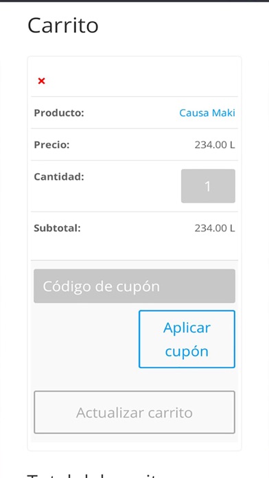 Restaurante Pisco Screenshot