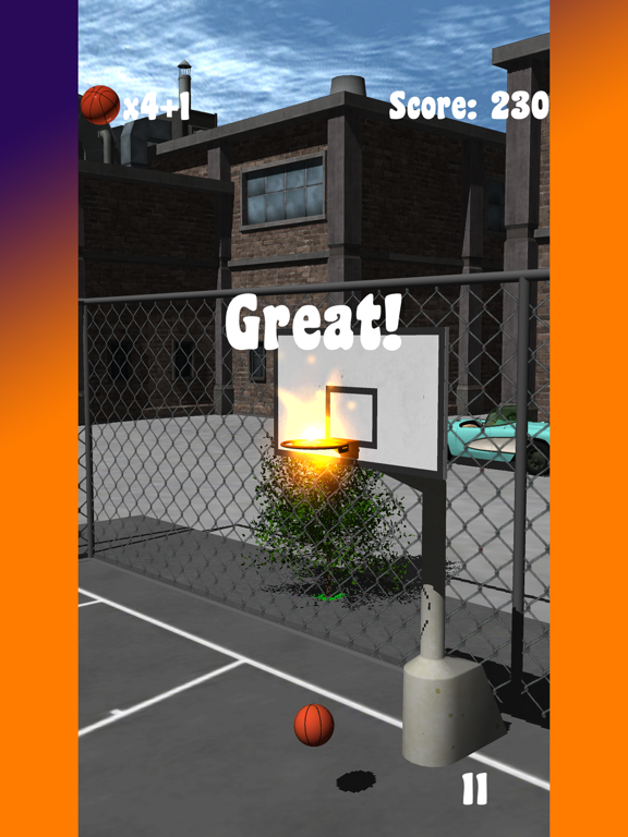 Screenshot #4 pour Basketball Shoot Mania 3D