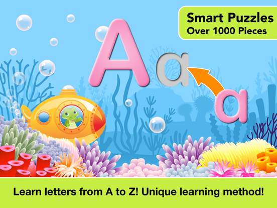 Alphabet Aquarium Letter Games iPad app afbeelding 1