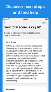autism test (adult) iphone screenshot 3