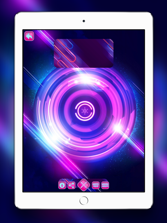 Neon HD Vibrant Wallpapers iPad screenshot 4 - Photo & Video app