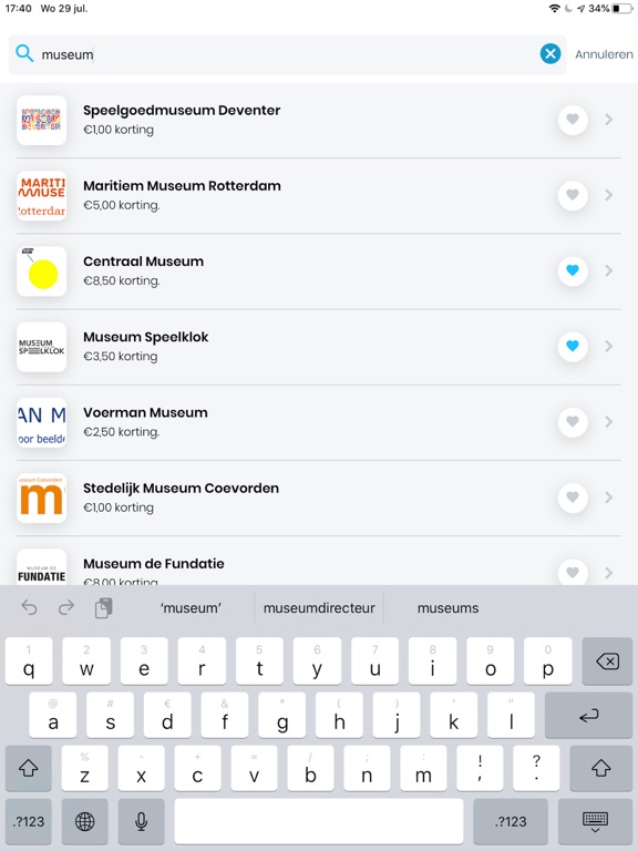 Screenshot #6 pour Cultuurapp - Voor studenten