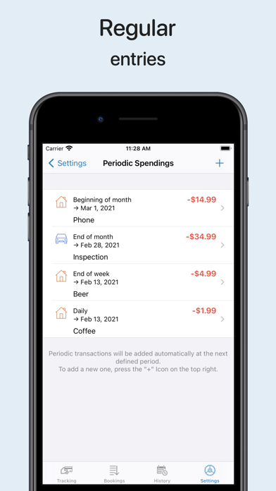 myMoney - Housekeeping book Screenshot