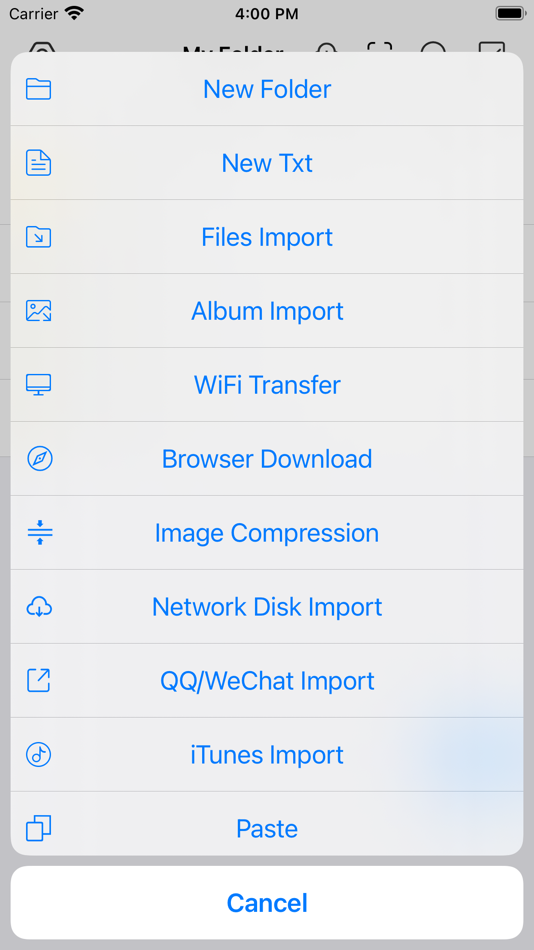 #4. Unzip zip rar 7z format (iOS) 由: 贤 邹