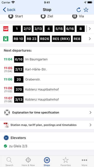 VRM Timetable & Tickets Screenshot