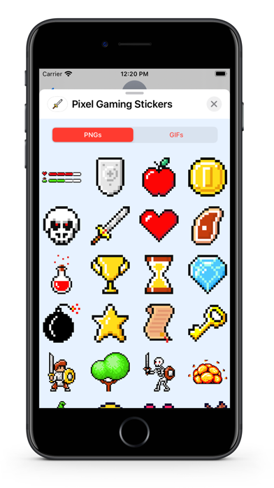 Screenshot #3 pour Pixel Gaming - GIFs & Stickers