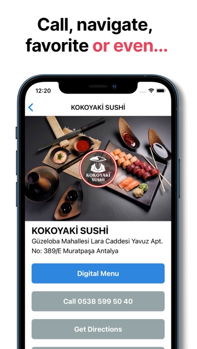 Dijital Menü Screenshot