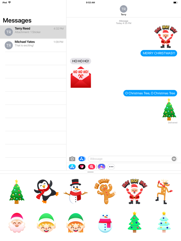 Screenshot #4 pour Christmas Cheer Stickers
