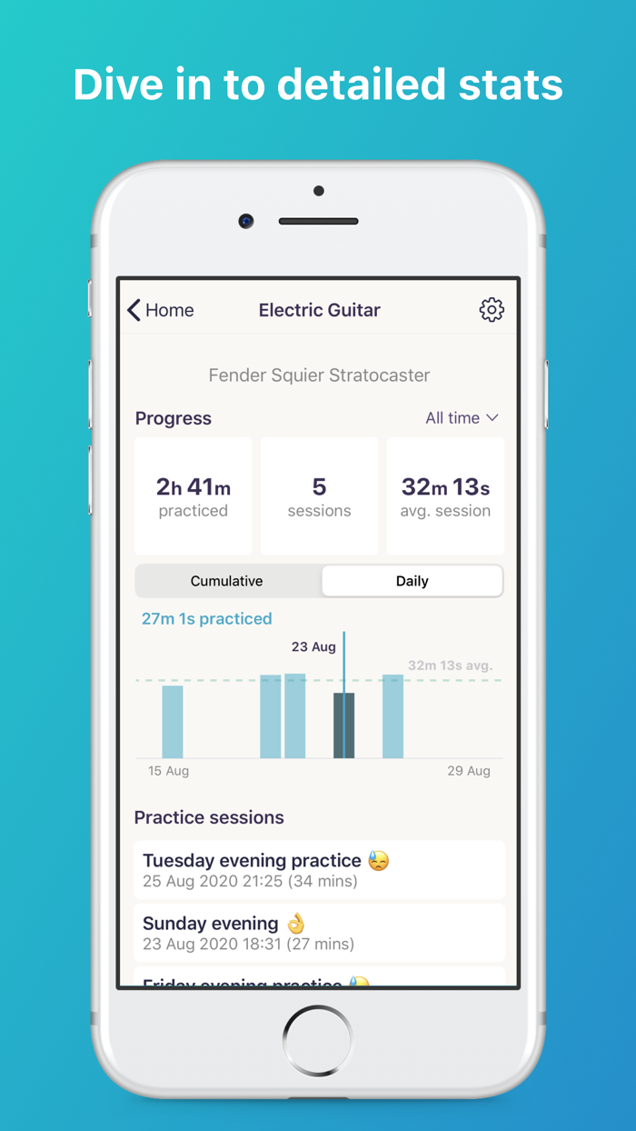Instrumental Practice Tracker