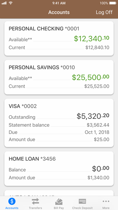 State Nebraska Bank & Trust Screenshot