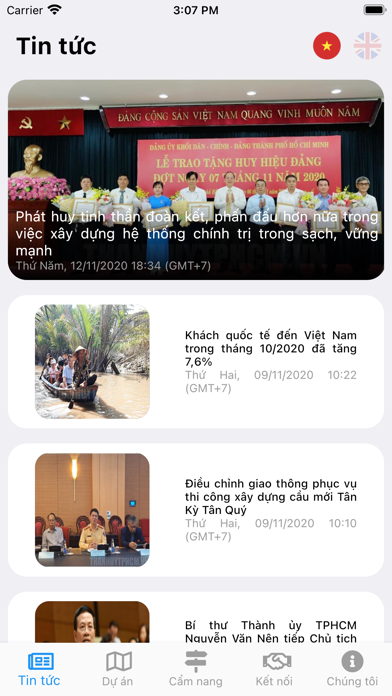 Screenshot #1 pour Thông tin dự án HCM