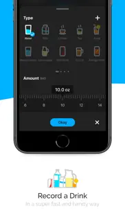 drink water tracker - gowater iphone screenshot 2