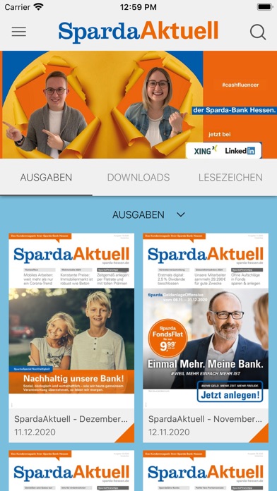 SpardaAktuell Screenshot