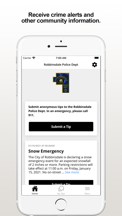 Robbinsdale PD Screenshot