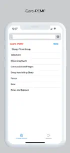 iCare-PEMF screenshot #1 for iPhone