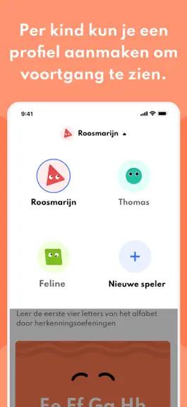 Game screenshot App Noot Mies - Letters leren hack