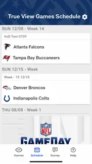 nfl gameday in true view iphone screenshot 3