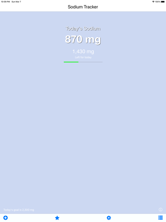Screenshot #4 pour Sodium Tracker