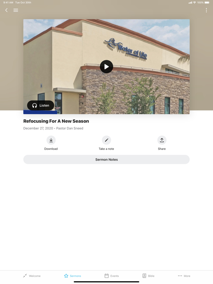 Water of Life Community Church