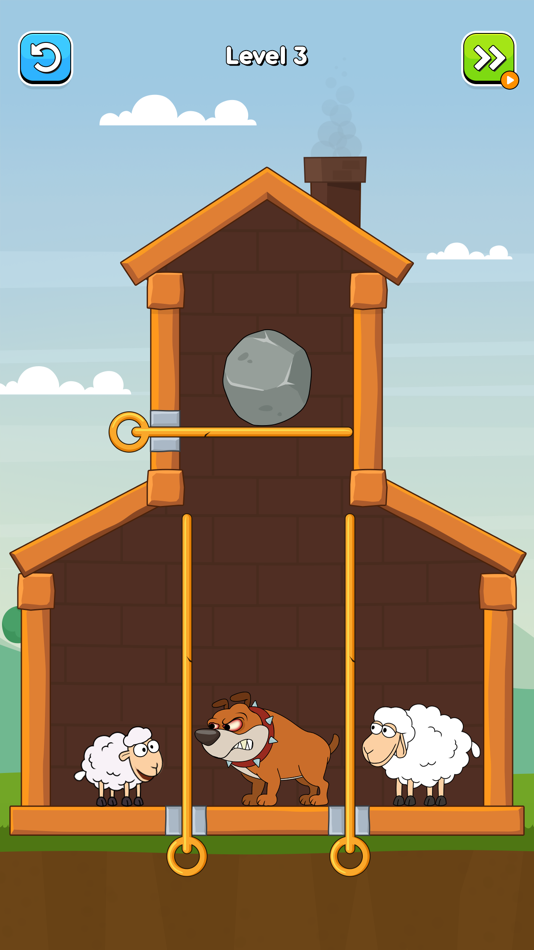 #1. Hero Sheep-Pin Pull Save Sheep (iOS) By: Payal Lakhani