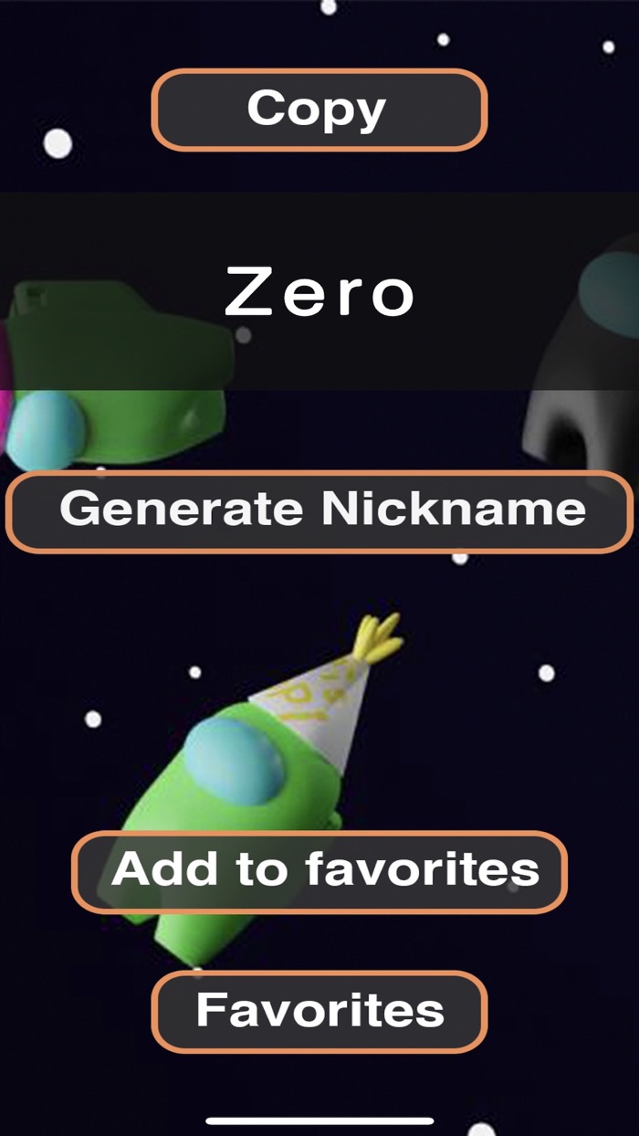 Nicknames for Among Us