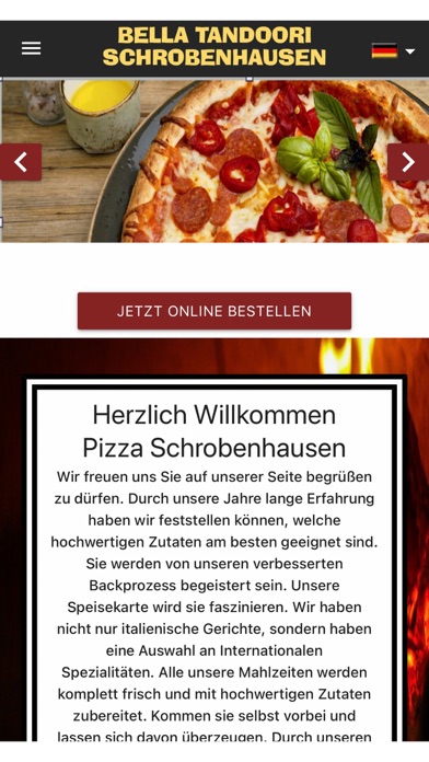 Bella Tandoori Schrobenhausen Screenshot