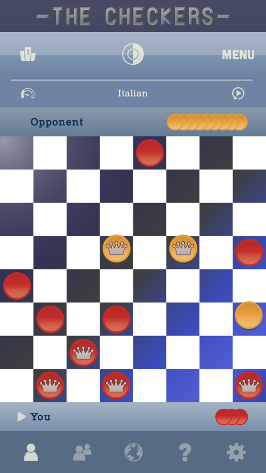#4. The Checkers - Classic Game (iOS) 由: OutOfTheBit Ltd
