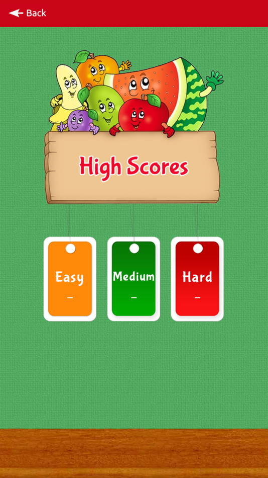 #5. Fruits Vegetables Memory Game (iOS) Podle: Edise Soluciones SL