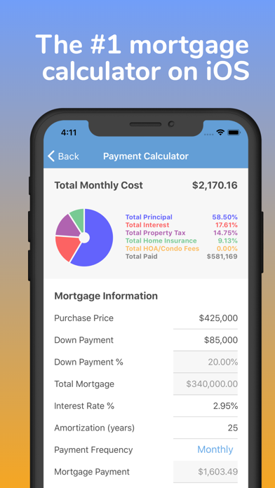 Mortgage Pal - Loan Calculator Screenshot