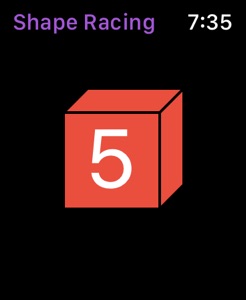 Shape racing screenshot #2 for Apple Watch