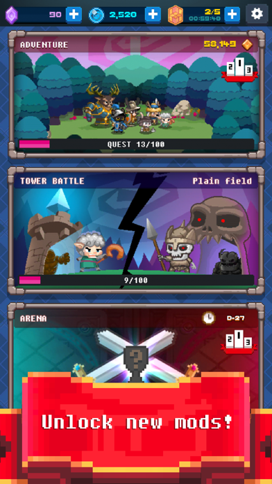 Heroes Battle 2048 Screenshot